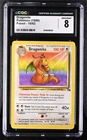 1999 Pokemon Fossil Dragonite Rare Unlimited 19/62 CGC 8