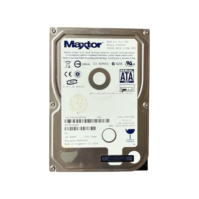 Maxtor MaxLine Pro 7H500F0 500G 7200RPM SATA 3.5'' Hard Drive - Tested