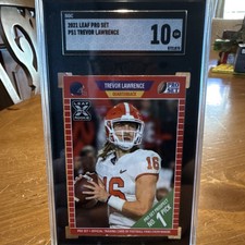 2021 Leaf Pro Set Prospect Trevor Lawrence #PS1 Rookie SGC 10