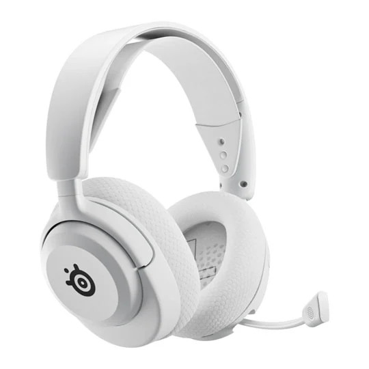 SteelSeries Arctis Nova 5P Wireless - PS5 Headset - Gaming Headset - Mobile App Control - 60 HR Battery with Fast Charge - Compatible with PlayStation, PC, Switch - 2.4GHz/Bluetooth - White - Image 2