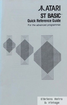 Atari ST BASIC Sourcebook & Quick Reference Guide   1987