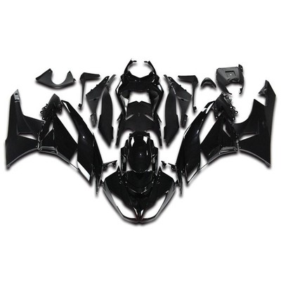 SC Injection Glossy Black Fairing Fit for Kawasaki 2009-2012 ZX6R 636 Kit z003