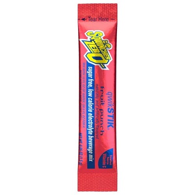 Sqwincher QwikStik  Zero Single Serve, 0.06 oz Packs, 8 10 oz Yield, Fruit