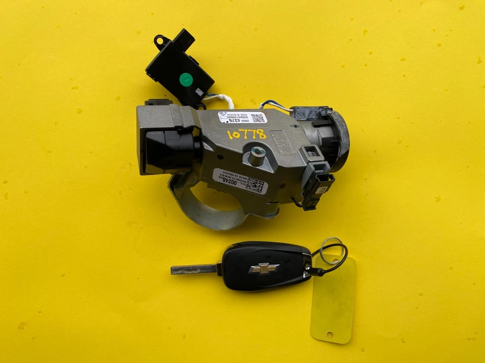 2016-2019 CHEVROLET CRUZE IGNITION SWITCH LOCK W/ KEY & IMMOBILIZER OEM 39084376 - Image 2 of 4