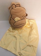 Disney Winnie the Pooh Satin Baby Security Blanket Lovey Puppet Crown Crafts