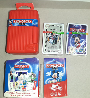 UNBESPIELT: Monopoly Deal Shuffle Disney  Hasbro Spiel Kartenspiel Karten OVP