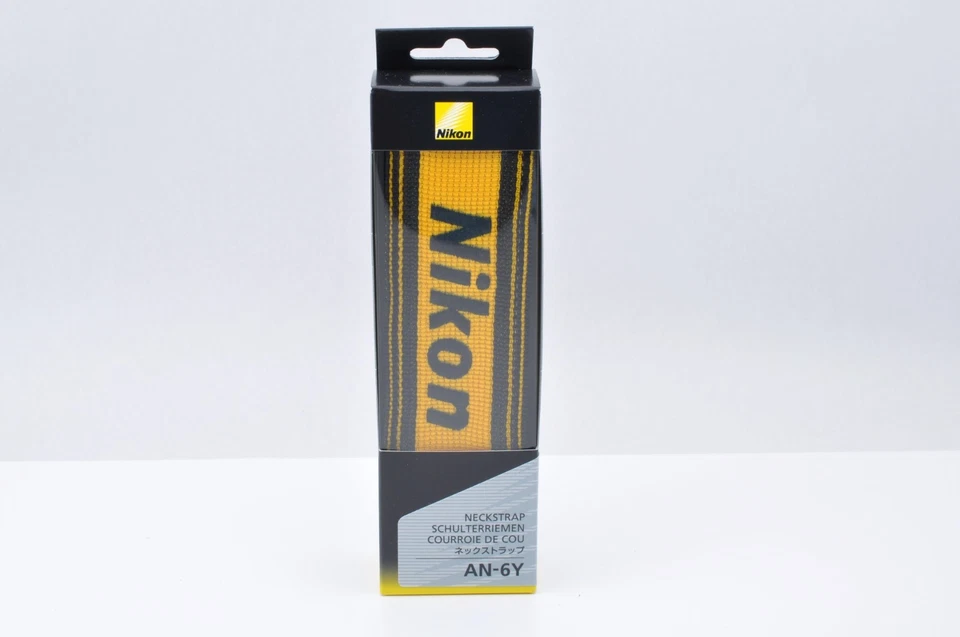 [Brand New] Nikon AN-6Y Wide Neck Strap Genuine Yellow For SLR DSLR #501031 - Image 1 of 4