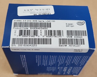 Buy Intel Core i5-4690 3.5GHz Quad-Core (BX80646I54690) Processor
