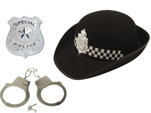 POLICEMAN COSTUME WOMEN POLICE INSTANT HEN NIGHT STAG COSPLAY COP FANCY DRESS 3P - Picture 2 of 7