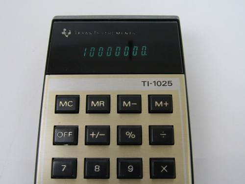 Vintage 1977 Texas Instruments Ti-1025 Calculator - Picture 6 of 9