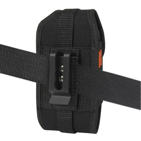 For iPhone 16 /  16e Nylon Reiko Rugged Reiko Heavy Duty Holster Pouch Black - Image 4 of 4