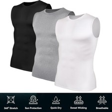 Men Gym Muscle Singlets Workout Tank Top,Bodybuilding Fitness Sleeveless T-shirt