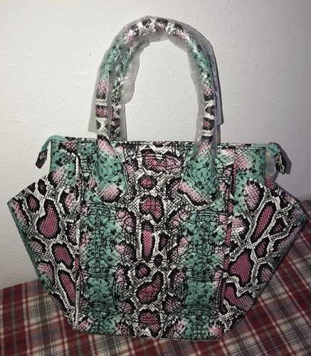 BOLSO DE MANO VIVIENNE WESTWOOD MAYFAIR FRILLY CON IMPRESIÓN DE SERPIENTE, 20"" con bolsa de polvo, ¡descontinuado! - Imagen 10 de 17