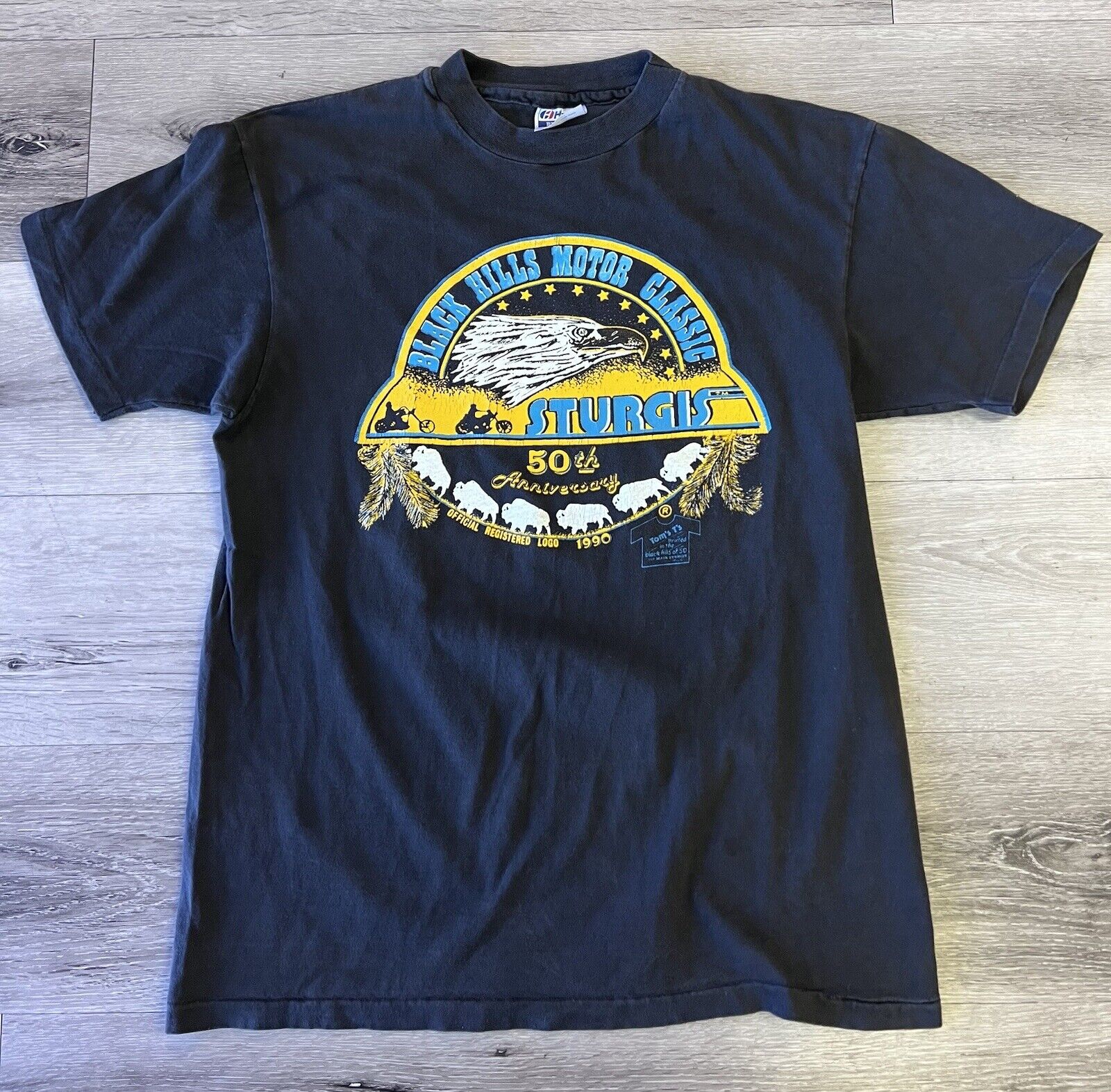 Vintage Sturgis shirt large Black Hills Motor Cla… - image 1