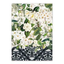 Michel Design Works Bouquet Natural Woven Cotton Kitchen Towel