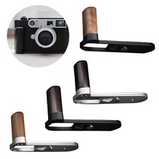 Wood L Hand Grip Holder For Leica M11P Camera Alloy Base