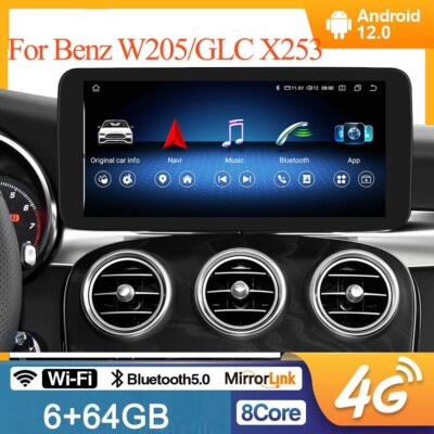 für Mercedes-Benz C GLC W205 X253 10.33'' 8Kern 64GB Android Autoradio GPS 4G LTE