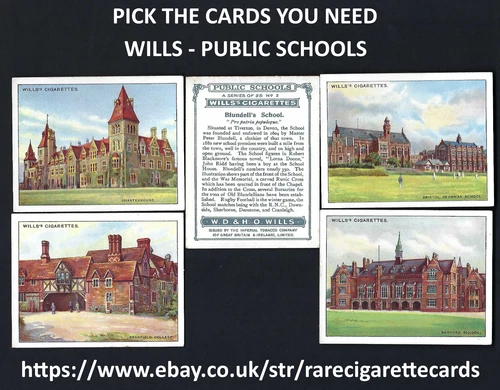 WILLS - PUBLIC SCHOOLS - PICK THE CARDS YOU NEED