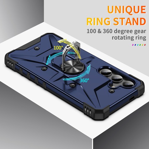 Funda con soporte de anillo a prueba de golpes de grado militar para Samsung Galaxy A16 5G/A15 - Imagen 28 de 74