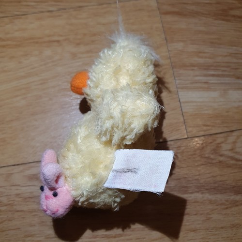 Tiny Russ Berry Chippy Chick Plush Soft Toy Pink Bunny Slippers Rare Vintage ? - Picture 4 of 12