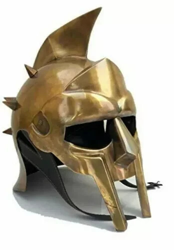 Maximus Gladiateur Casque Médiévale Knight Romain Grec Spartiate Armor Film - Photo 2 sur 4