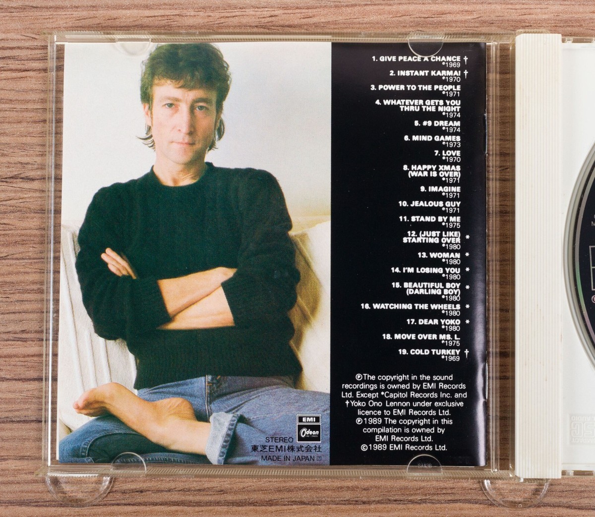 John Lennon - The John Lennon Collection CD (Japan 1989 John Lennon - The John Lennon Collection CD (Japan 1989