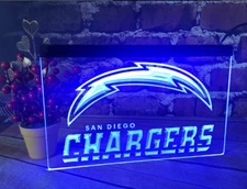 Match Day Los Angeles Chargers football team logo Bar Party LED Neon Light Sign