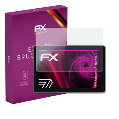 atFoliX Glasfolie für Raspberry Pi RasPad 3 Displayfolie 9H Schutzpanzer