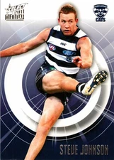 2011 Geelong Cats AFL Premiers Select Infinity Card - Steve Johnson