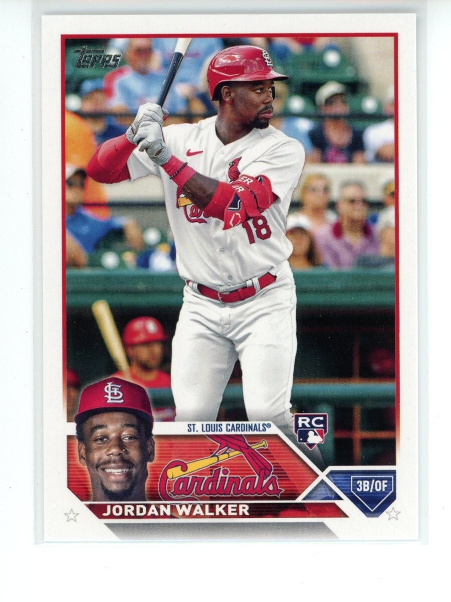 2023 Topps Jordan Walker RC Cardinals 344