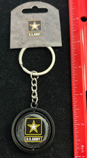 NEW United States Army Collectable Spinning Key Chain - Two Sided