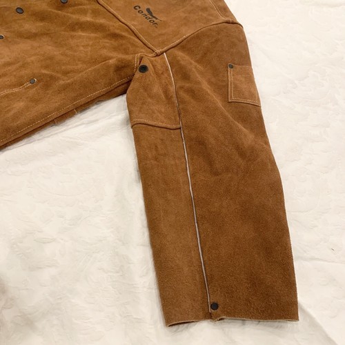 New- Condor 2Ag83 Welding Jacket, Brown, Leather, Xl - Picture 4 of 12