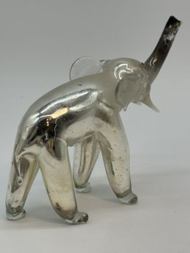 1920’s Bimini Germany Hand Blown Mercury Glass Elephant Ornament AS IS *READ* - Picture 4 of 15