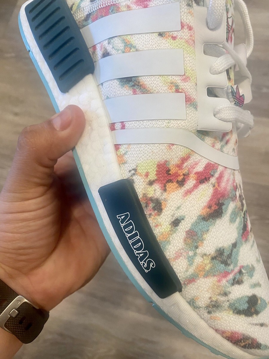 adidas gazelle silver green womens Custom Painted Monochromatic Adidas NMD Sneakers – B Street Shoes