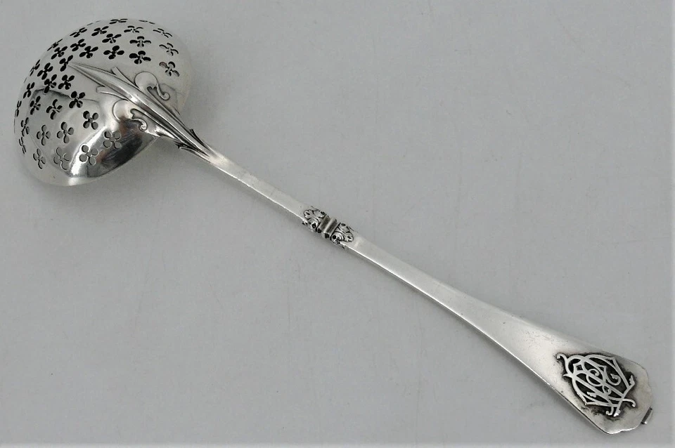 Cardeilhac Néo-Renaissance, cuillère à sucre/saupoudreuse, argent massif Minerve - Photo 4/4