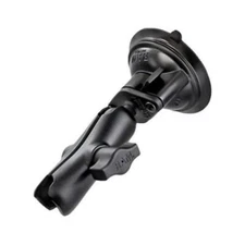 RAM-B-166-103U RAM Twist-Lock™ Suction Cup Base with B-Size Double Socket Arm