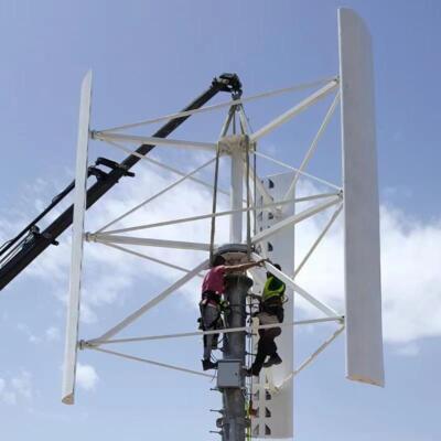 6KW Vertical Wind Generator 120V 220V 380V 250RPM 3 Phase 50HZ Wind Turbine Kits