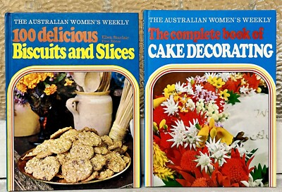 AUSTRALIAN WOMEN'S WEEKLY 100 Delicious Biscuits Slices Cake Decorating books