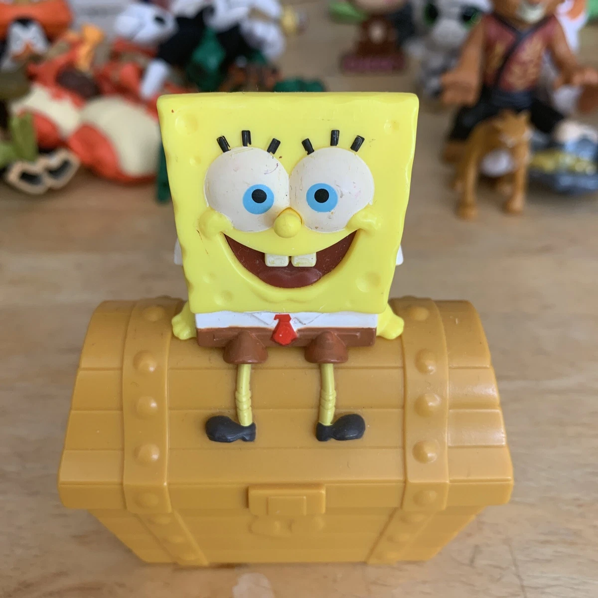McDonalds Happy Meal Toys Spongebob Squarepants Sitting On A Chest Storage 2012
