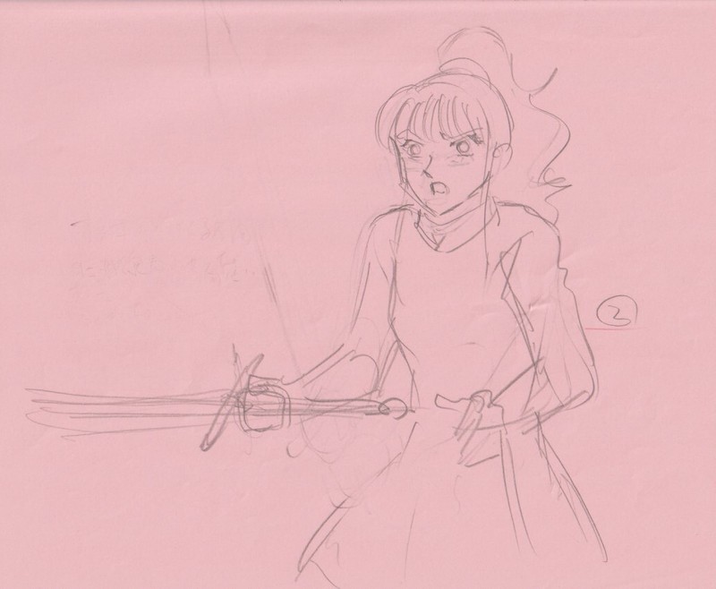 The Twelve Kingdoms Juuni Kokki Genga Douga Original Sketches Pierrot - Youko