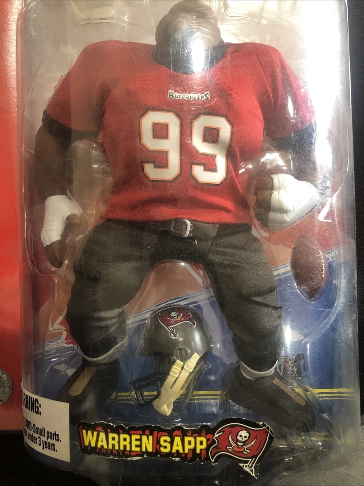 Figura de acción Extreme Athletes Tampa Bay Buccaniers Warren Sapp NFL Foto 3 de 4