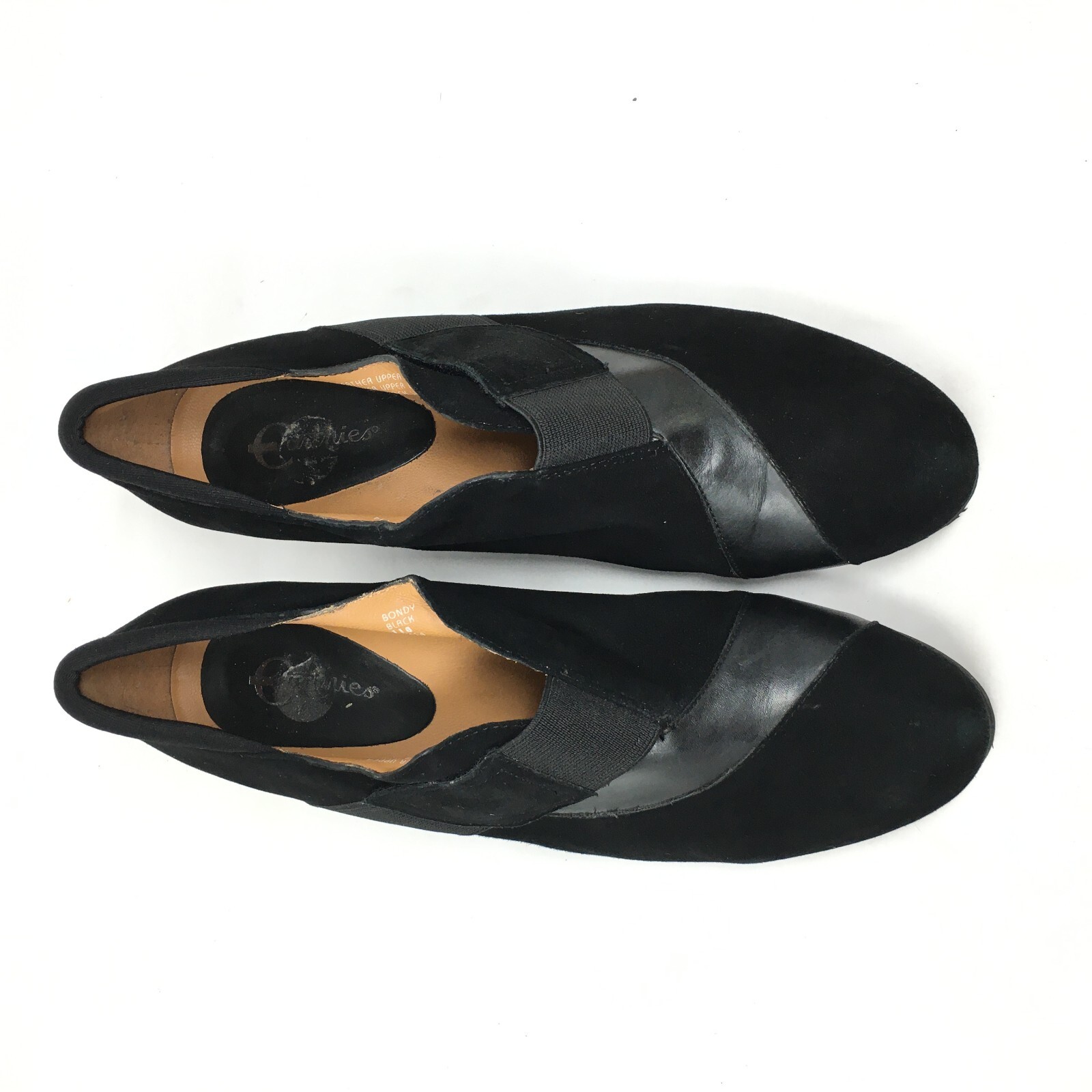 Women's Earthies Bondy Strapped Wedge Clogs Booties Shoes Size 11 Black