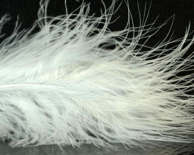 White Turkey Marabou Feathers Feathers 200 pc 2-4'' Glue or Sew on Application 
