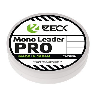 Zeck Wels Mono Leader Pro 0,91mm 45kg 20m Momoi Japan Waller