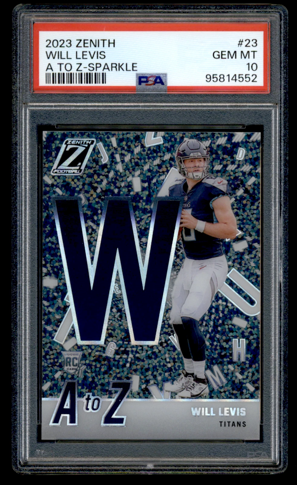 Will Levis Panini Zenith A to Z #23 Sparkle