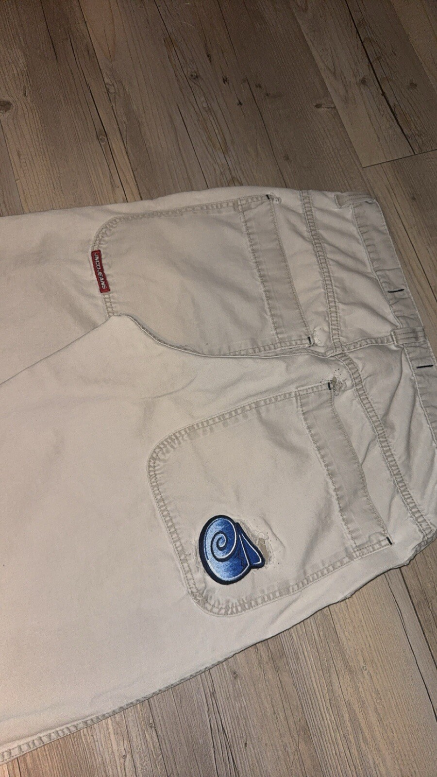 JNCO TWIN CANNONS RARE COLOR WAY 36x32 KHAKI Y2K VINTAGE 