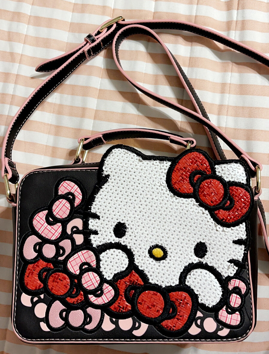 Danielle Nicole Hello Kitty Bow Crossbody Purse eBay