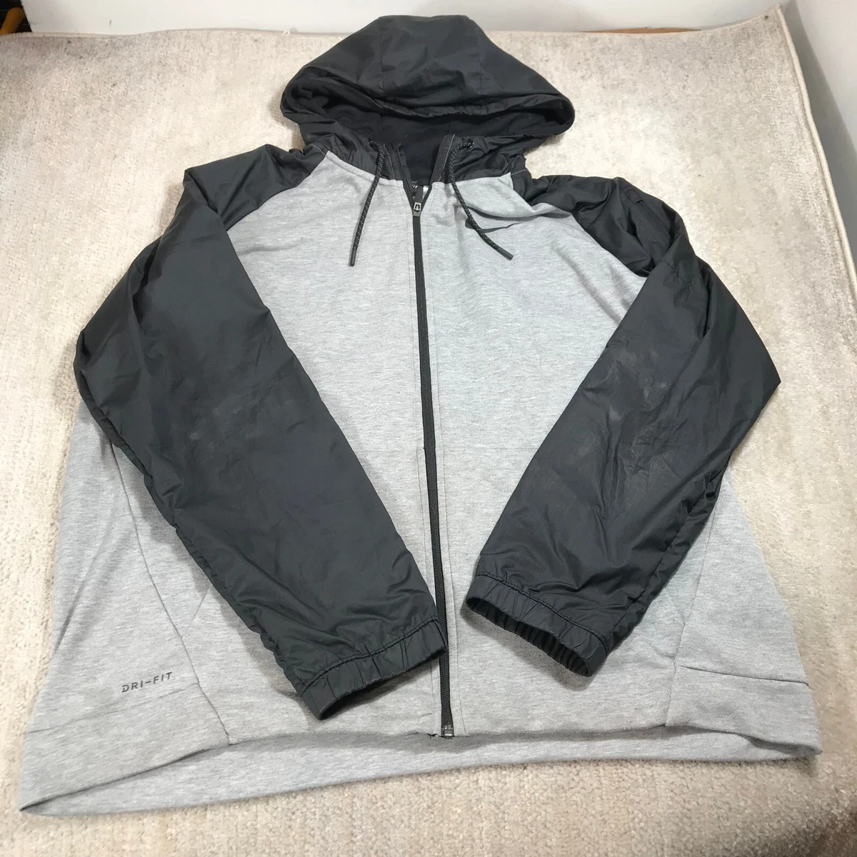 Nike zip up workout jacket hot sale