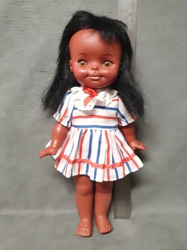 Vintage Regaltoy Doll Dark Skinned Made In Canada