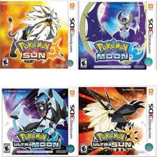 Pokemon Sun + Moon + Ultra Sun + Ultra Moon 3DS Brand New Game Bundle Special